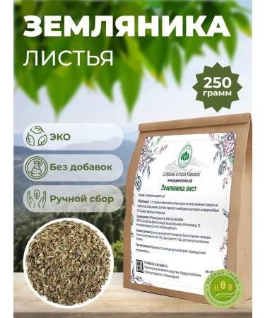 Native herbs Strawberry leaves dried phyto tea