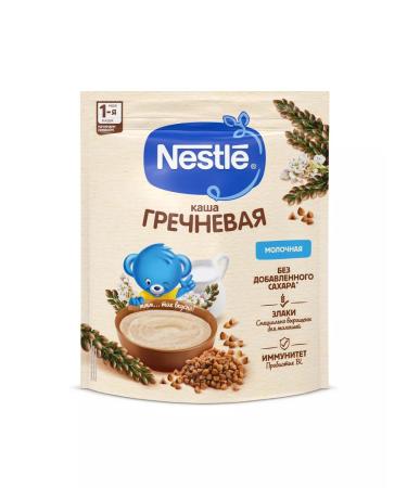 Nestle Porridge children's milk buckwheat 200 g from 4 months - Buy Online on GoSupps.com