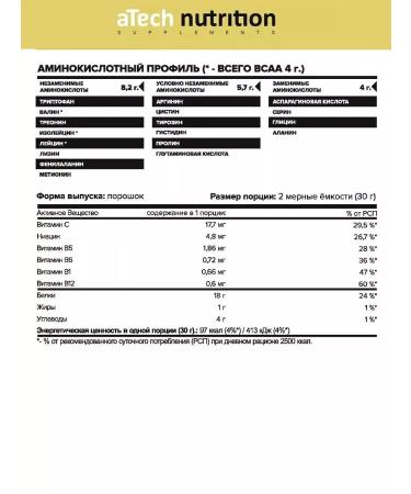 aTech nutrition Protein + creatine set 900 + 180 g - Buy Online on GoSupps.com