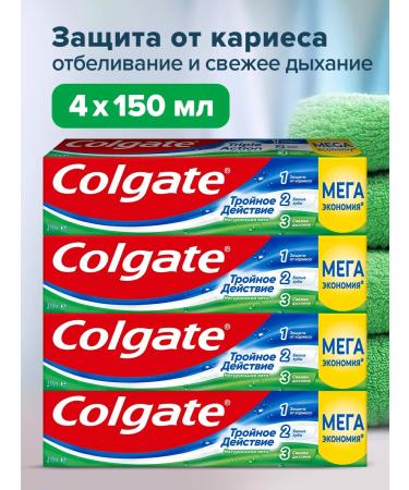 COLGATE Tailor toothpaste natural mint 150ml 4pcs