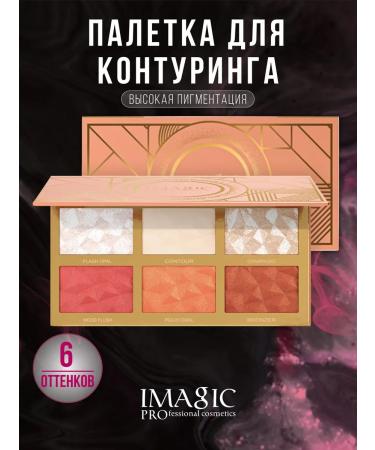 IMAGIC Palette for contouring blush and highlighter
