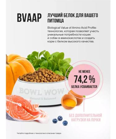 BOWL WOW Dry food for adult cats with turkey and apple - 4 kg - Buy Online on GoSupps.com