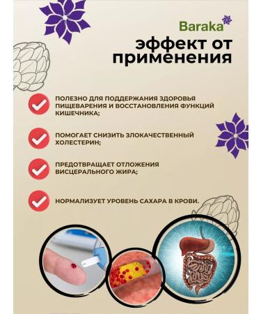 Baraka Barack's artichoke hood - 3 pcs - Buy Online on GoSupps.com