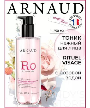 ARNAUD Facial tonic delicate rituel visage with pink water