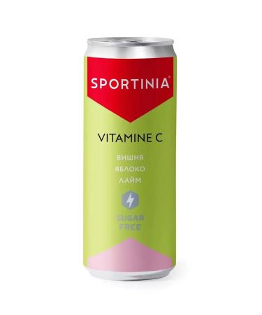SPORTINIA Sn Vitamine C without sugar cherries-yobloko-lam 330 ml - Buy Online on GoSupps.com