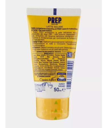 PREP Sunny milk for the face and body SPF 50 - Buy Online on GoSupps.com