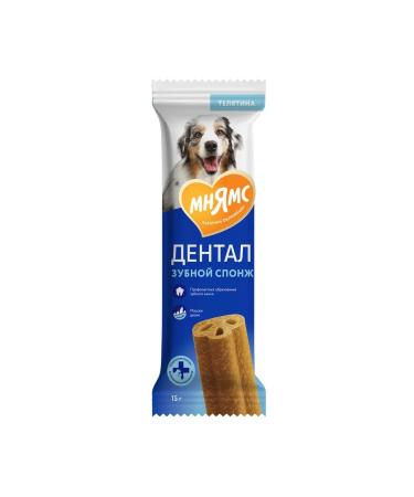 Mnyams Dogs "Dental Sponge" with a veal of 15g - Buy Online on GoSupps.com