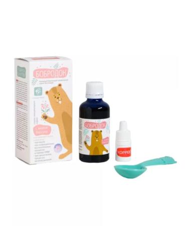 Bobrodok Syrup with Barsuka fat for SARS and cough 50 ml. 3 pcs - Buy Online on GoSupps.com