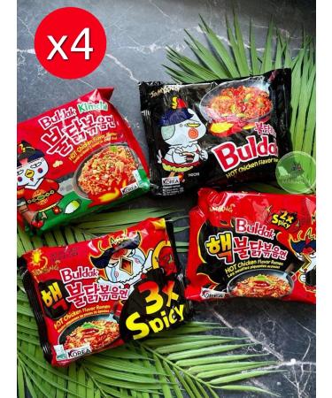 samyang Korean noodles of quick preparation set 4 pieces