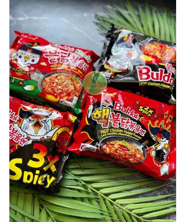 samyang Korean noodles of quick preparation set 4 pieces - Buy Online on GoSupps.com