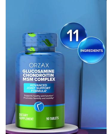 ORZAX Glucosamine chondroitin vitamins for the joints of the peptides - Buy Online on GoSupps.com