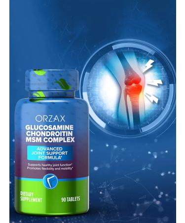 ORZAX Glucosamine chondroitin vitamins for the joints of the peptides - Buy Online on GoSupps.com