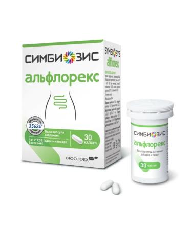 SYMBIOSIS Alflorex Sybiotic 30 capsules - Buy Online on GoSupps.com
