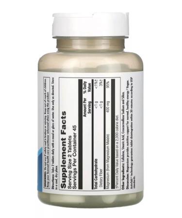 KAL Magnesium Malate Magnesium 400 90 tablets - Buy Online on GoSupps.com