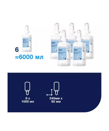 TORQ Liquid soap in cartridges S4 - 6 pcs. 1000 ml - Buy Online on GoSupps.com