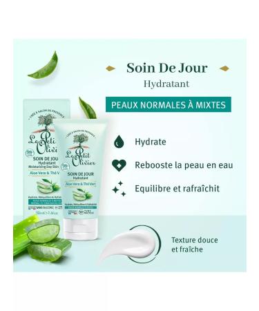 Le Petit Olivier Moisturizing face cream Aloe Vera 50ml - Buy Online on GoSupps.com