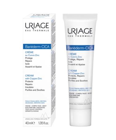 URIAGE Cycs-cream Barvederm with Cu-Zn 40 ml - Buy Online on GoSupps.com