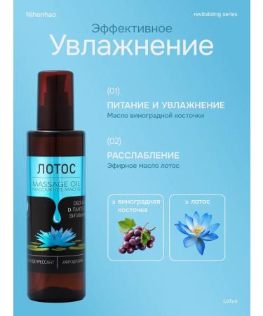 NihenhaO Body massage Lotus D-panthenol - Buy Online on GoSupps.com