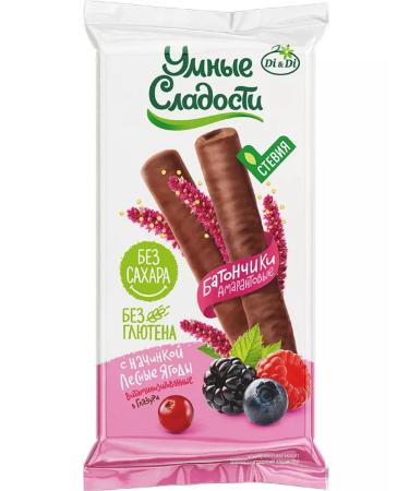 Di&Di Bats without gluten with a forest berry 20 pcs.*20g - Buy Online on GoSupps.com