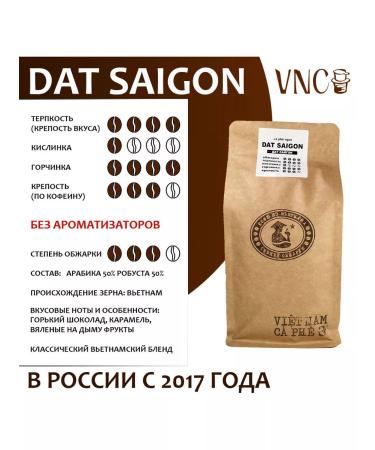 VNC Coffee shallow Dat Saigon 500 g Vietnam - Buy Online on GoSupps.com