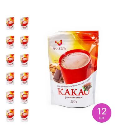 LANTEL Cocoa drink is soluble with sugar doy-pack 100g 12 pcs
