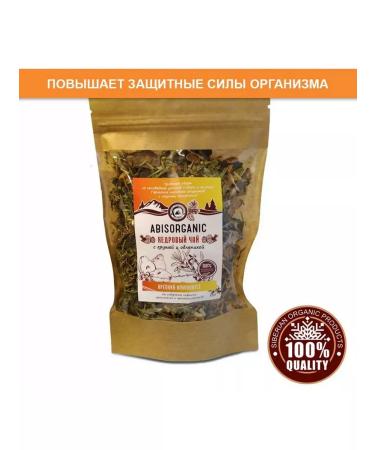 ABISORGANIC Cedar tea with pear and sea buckthorn fragrant 75 g - 5 pcs - Buy Online on GoSupps.com