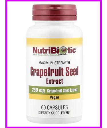 NutriBiotic Grapefruit seed extract 60 capsules