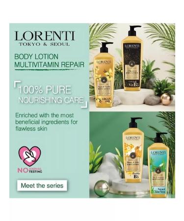 LORENTI Vanilla body lotion cream - Buy Online on GoSupps.com
