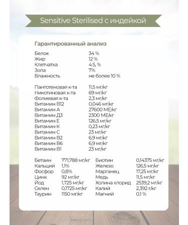 BLITZ Sensitive dry food for sterilized cats turkey 10 kg - Buy Online on GoSupps.com