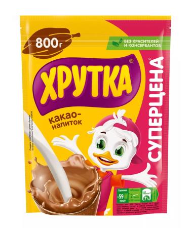 Khrutka Cocoa-drunk cocoa 800g 2 pcs - Buy Online on GoSupps.com