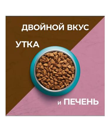 PURINA ONE Dry food for fastidious cats duck liver 0.75 kg - Buy Online on GoSupps.com