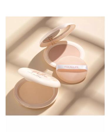 Focallure Facial powder matting compact tone 01 bright - Buy Online on GoSupps.com