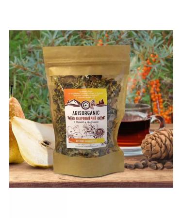 ABISORGANIC Cedar tea with pears by sea grass fee 75 g - 5 pcs - Buy Online on GoSupps.com