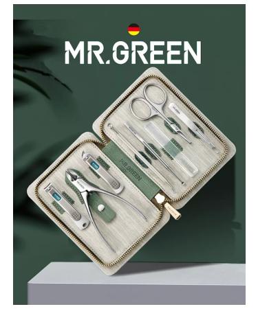 MrGreen Manicure set 8 in 1 in a leather case