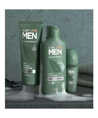 Oriflame Hair and body shampoo North for Men Sensitive Protect - Buy Online on GoSupps.com