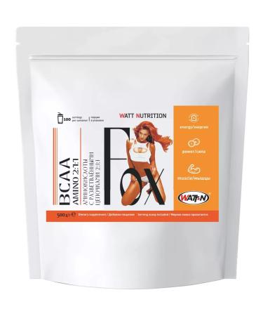 WATT NUTRITION Amino acids FOX BCAA 2.1.1 500 gr green apple