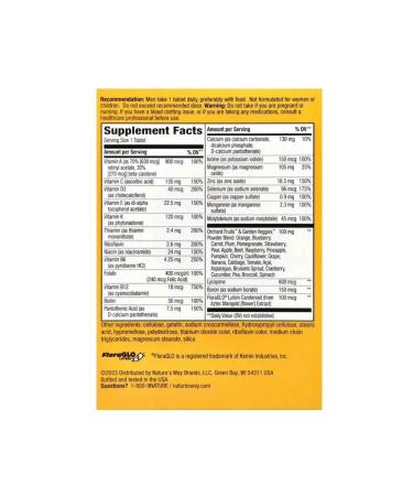 Nature's Way Alive! Multivitamin complex for men 50 tablets - Buy Online on GoSupps.com