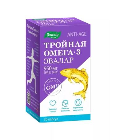 Evalar JSC Triple omega 3