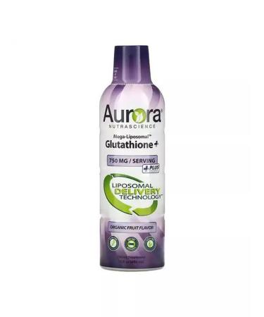 Aurora Nutrascience Megaliposomal glutathione+ with vitamin C 480 ml