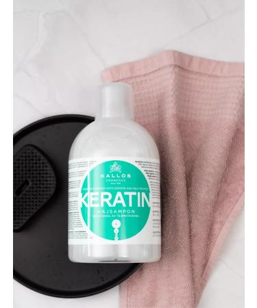 Kallos Cosmetics Keratin shampoo for hair restoration 2l - Buy Online on GoSupps.com