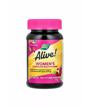 Nature's Way Alive! Complex of multivitamins for women Women's Energy - Buy Online on GoSupps.com