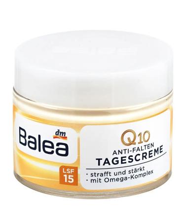 Balea Facial Facial Cream Q10 from wrinkles SPF15 omega acid 50ml - Buy Online on GoSupps.com