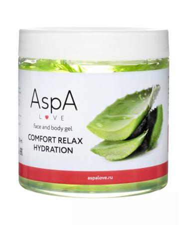 AspA Love Aloe gel moisturizer for the body and face after tanning 500g - Buy Online on GoSupps.com