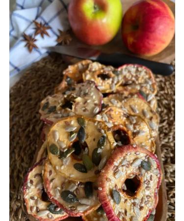 BIO apple Fruit chips from dried apples 150 grams - Buy Online on GoSupps.com