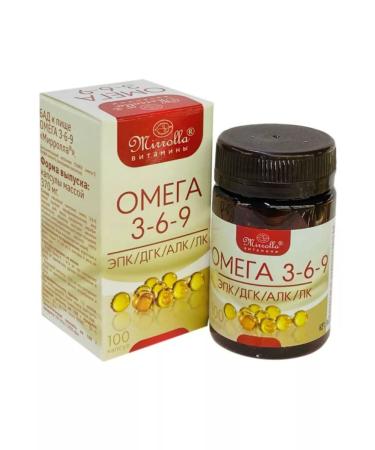 Mirrolla Omega 3-6-9 100 capsules 4 pcs - Buy Online on GoSupps.com