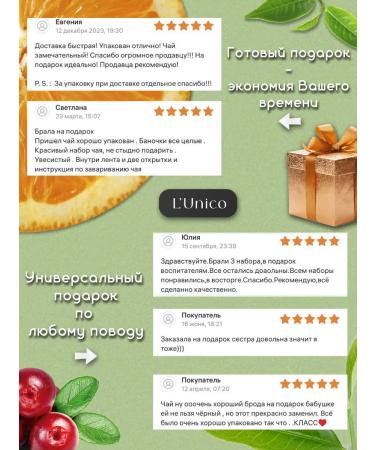 LUNIKO Gift set of tea in jars of New Year - Buy Online on GoSupps.com