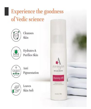 AARANYAA Cleaning milk from NIMA and JOHOBA 100 ml - Buy Online on GoSupps.com