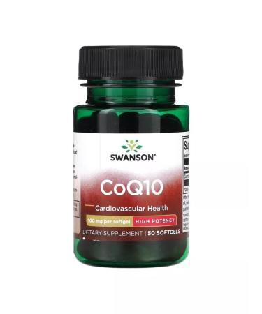 Swanson Coenzyme Q10 100 mg 50 capsules - Buy Online on GoSupps.com