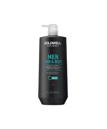 Goldwell For Men Hair Body Male Hair and Body Shampoo 1000 ml