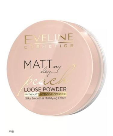 EVELINE Facial powder Matt My Day Loose Powder PEACH Ton 6 g